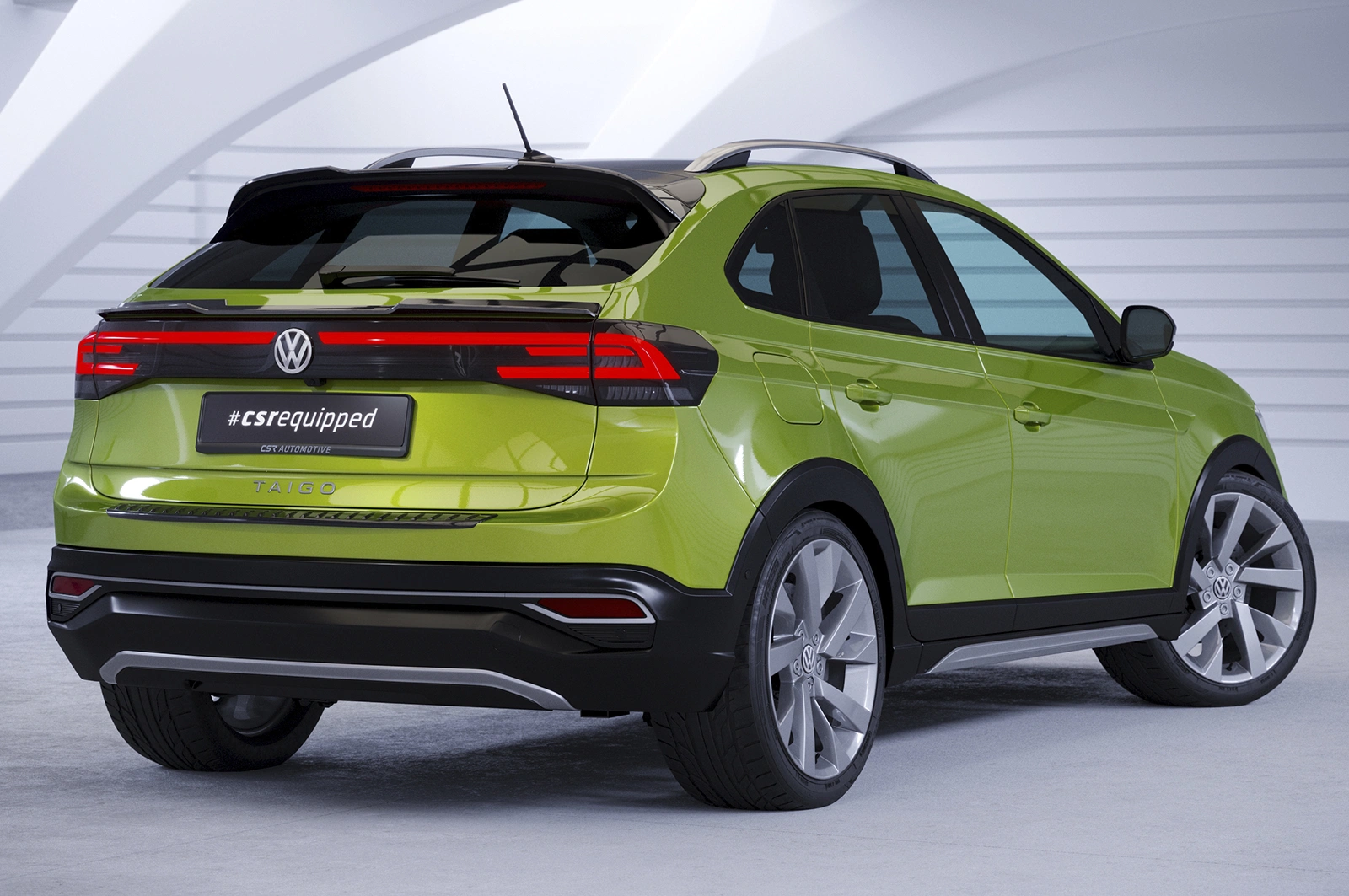 Achterspoiler VW Taigo (Typ CS) glans zwart 2021–