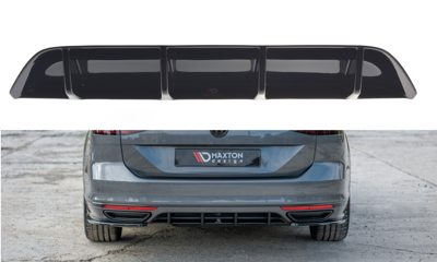 Diffuser VW Passat R-Line B8 Glans Zwart