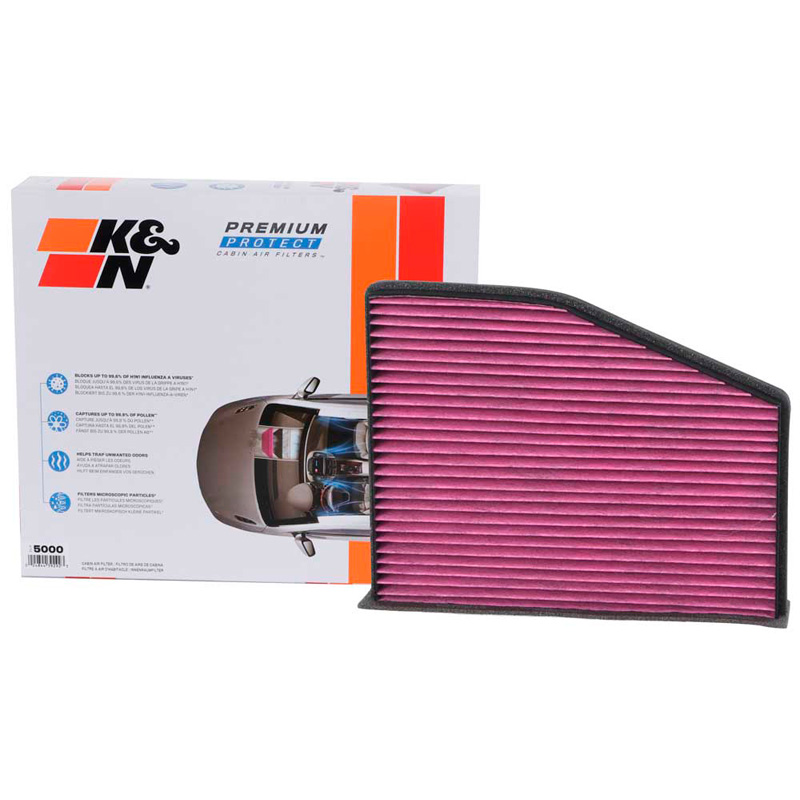 K&N Premium Single-Use Interieurluchtfilter  VAG diverse modellen (DVF5000)