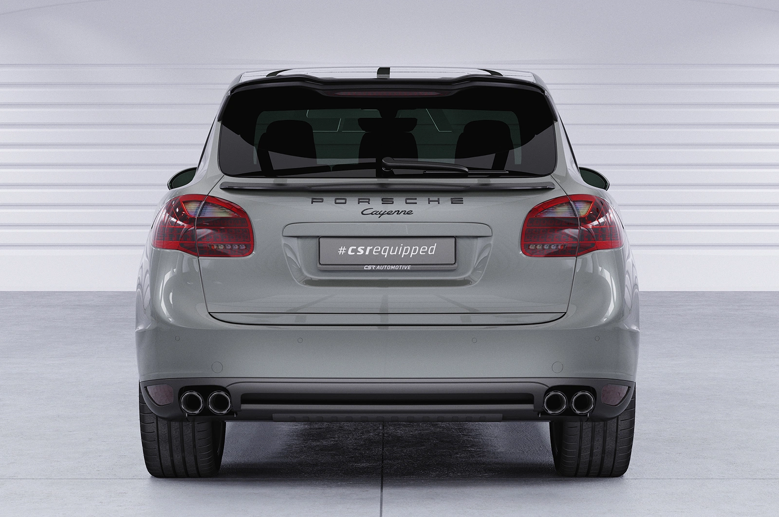 Achterspoiler Porsche Cayenne (Typ 92A) Glans Zwart – CSR Automotive