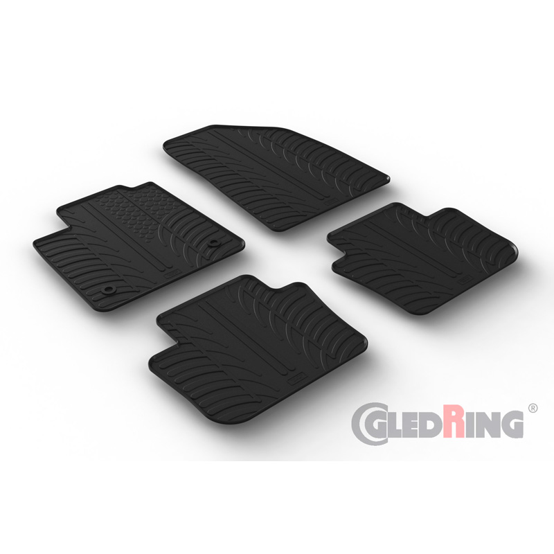 Rubbermatten  MG 4 (EV) 2022- (T profiel 4-delig)