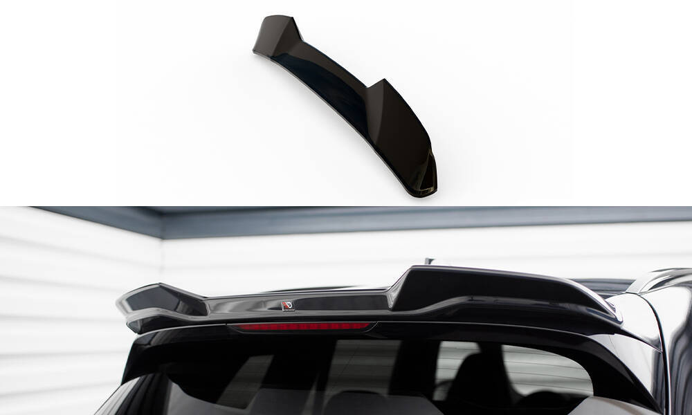 Spoiler BMW X3M F97 FL Maxton Glans Zwart