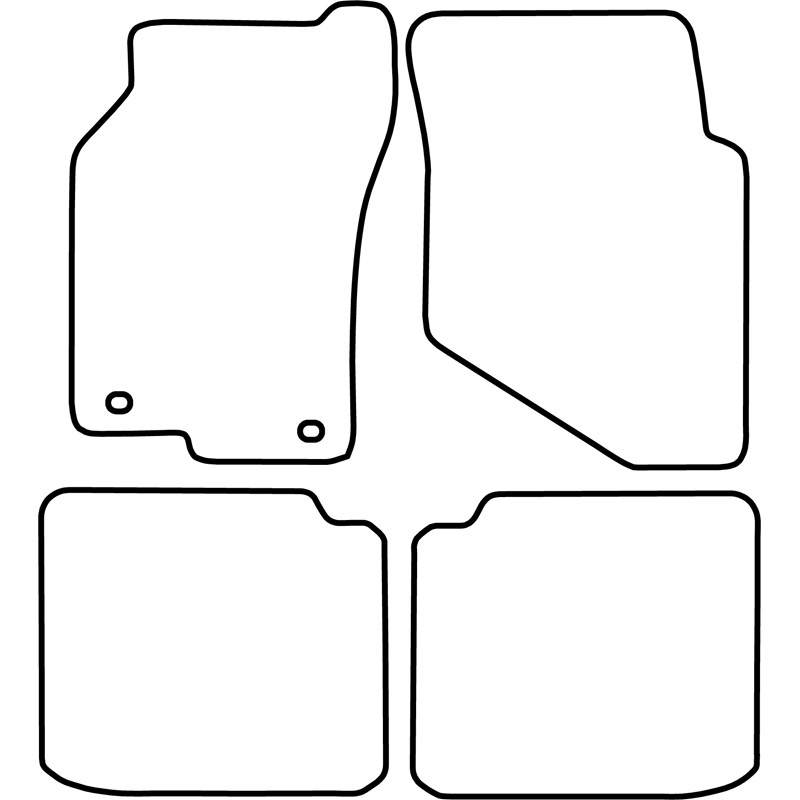 Automatten Velours  Mitsubishi Lancer 1992-1996