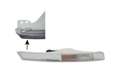 knipperlicht, wit, rechts, 2007-VW Passat, 2005-2010
