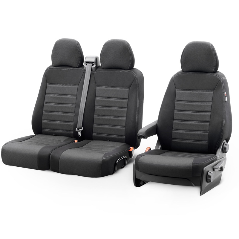 Original Design Stoffen Stoelhoezenset 2+1  Mercedes Vito 2014-