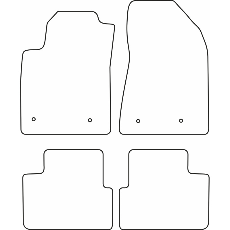 Automatten Lancia Delta 9/08-