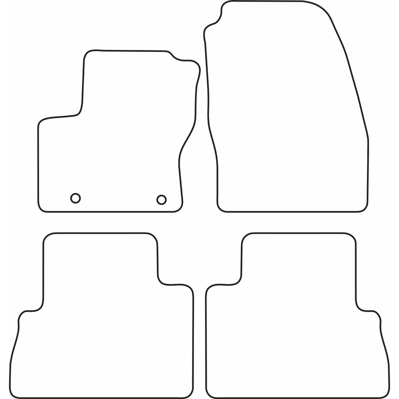 Automatten Velours  Ford Focus C-Max 2011-2013