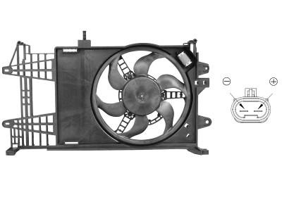 ventilator, 1.2, type Magneti, airco Fiat Punto, 1999-2003