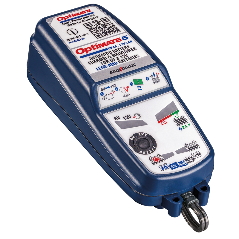 OptiMate 5 6V 4A / 12V 3A Acculader / tester / onderhouder
