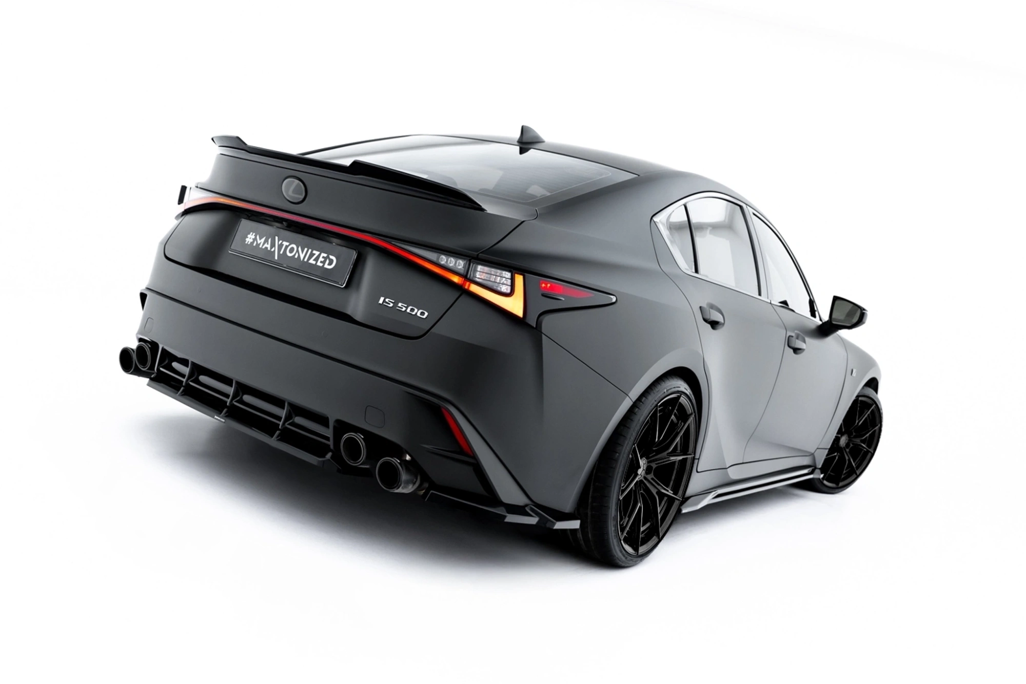 Diffusor Splitter Lexus IS 500 Mk3 Facelift 2 (XE30) Maxton Glans Zwart