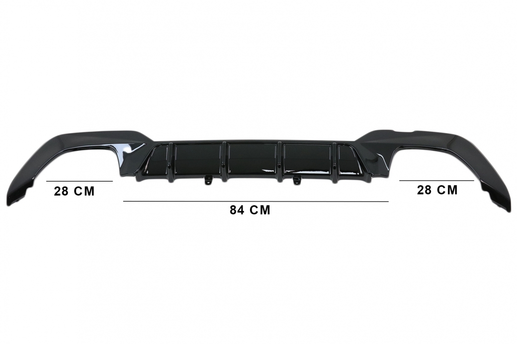 Diffuser BMW 3 Serie M Pakket G20 G21 Glans Zwart