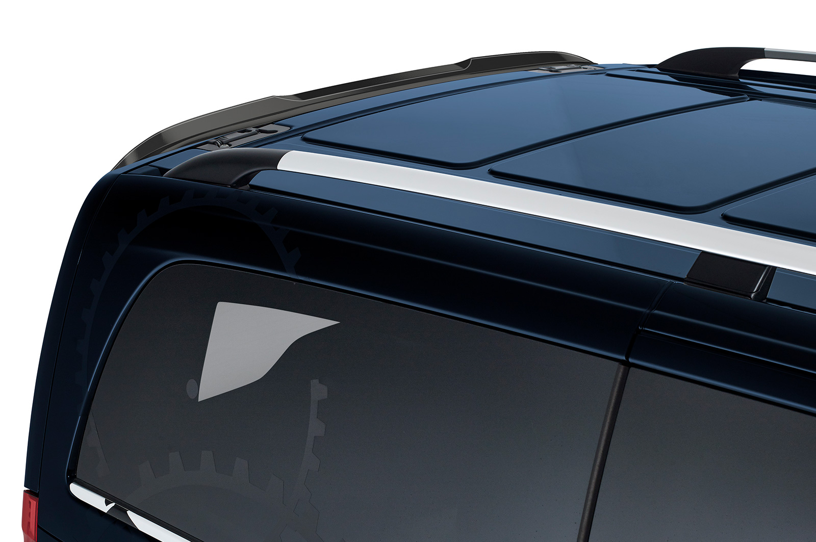 Spoiler Mercedes Benz V-Klasse (447) CSR glans Zwart