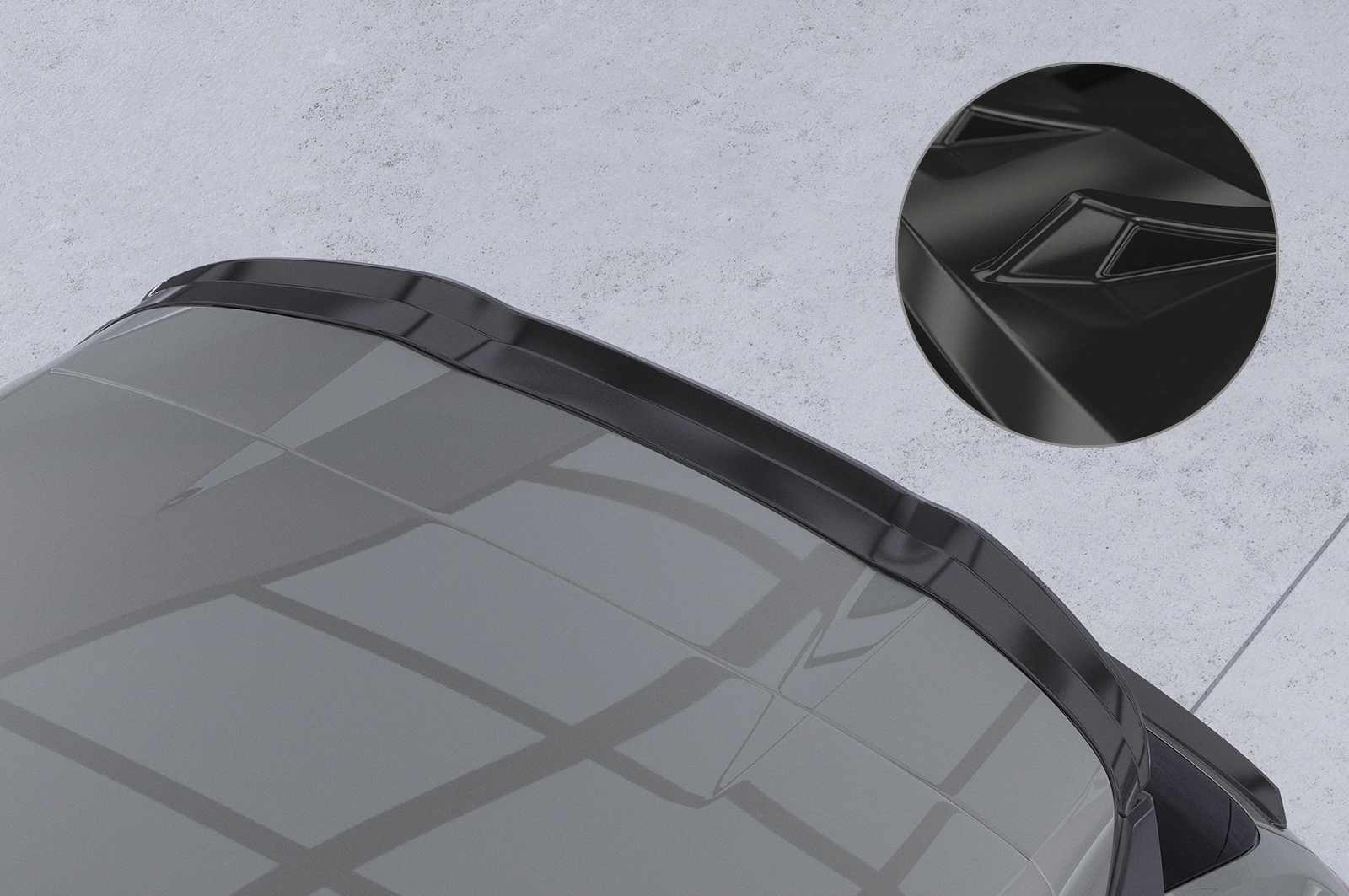 Achterspoiler Porsche Cayenne Typ 92A Glans Zwart 2010-2015 (voor Facelift) – CSR Automotive