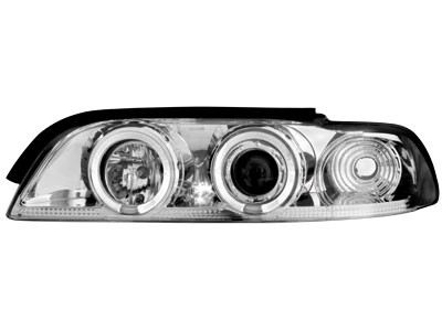 Faros BMW E39 Angel Eyes cromo