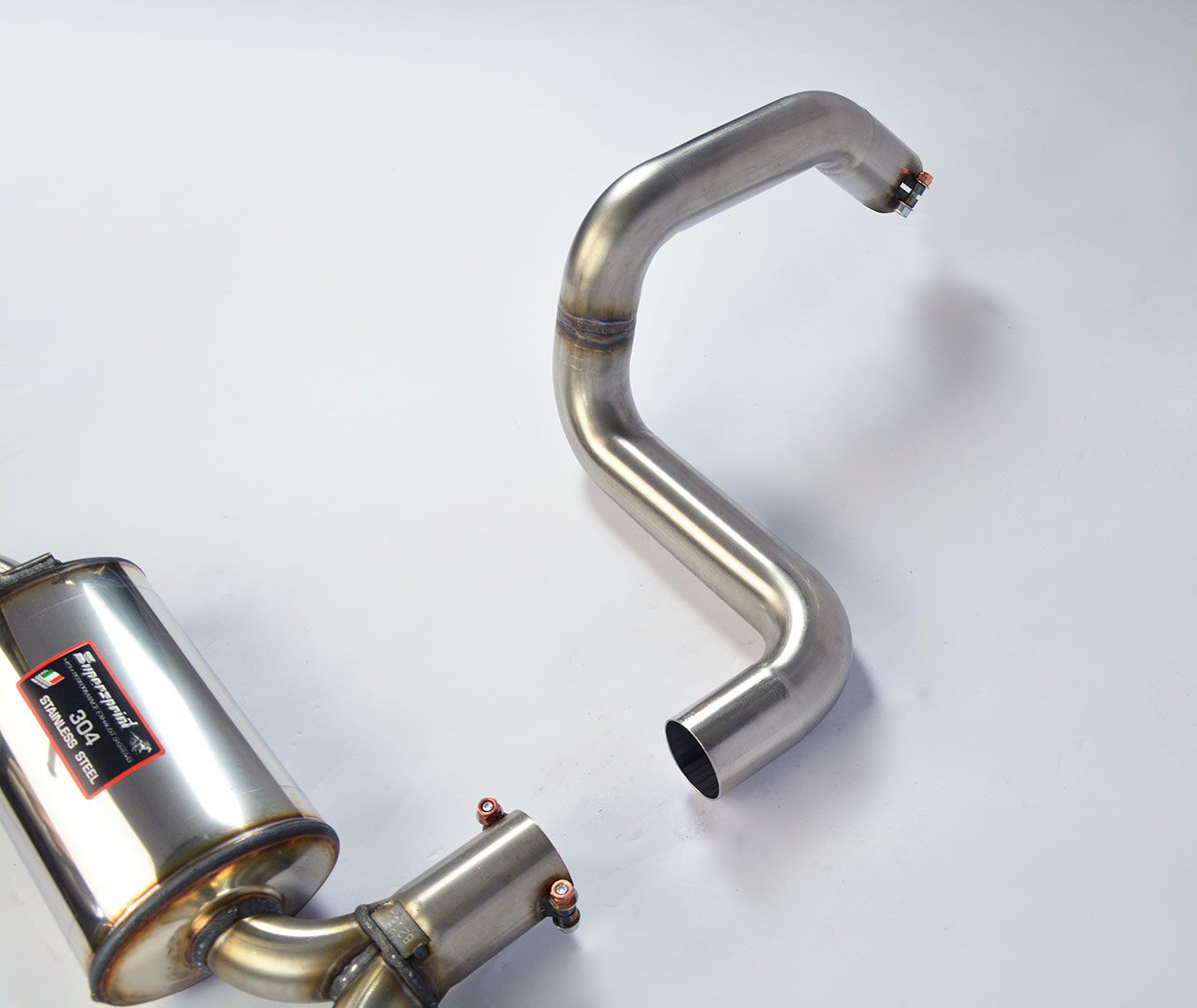 695 ABARTH 1.4T "Tributo Ferrari" (180 Hp) 2009 Rear exhaust Right - Left