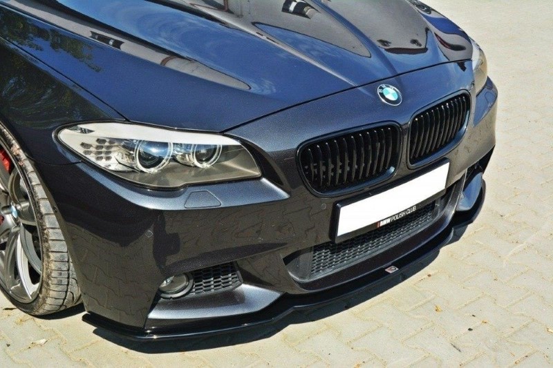 Voorspoiler BMW 5 F10/F11 MPACK V.2 Glanzend Zwart