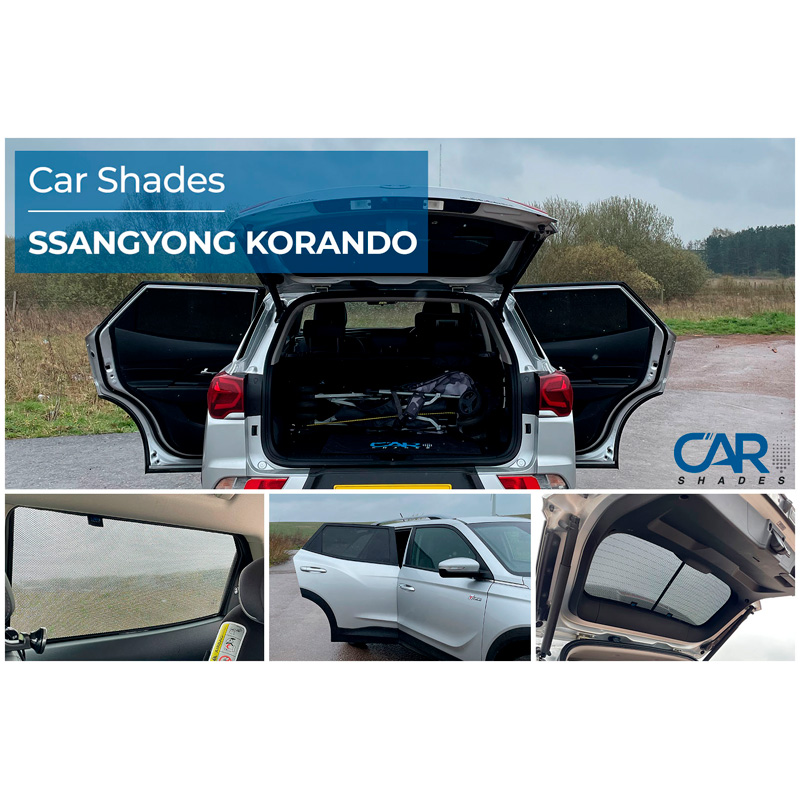 Privacy Shades SsangYong Korando 5 deurs 2012-