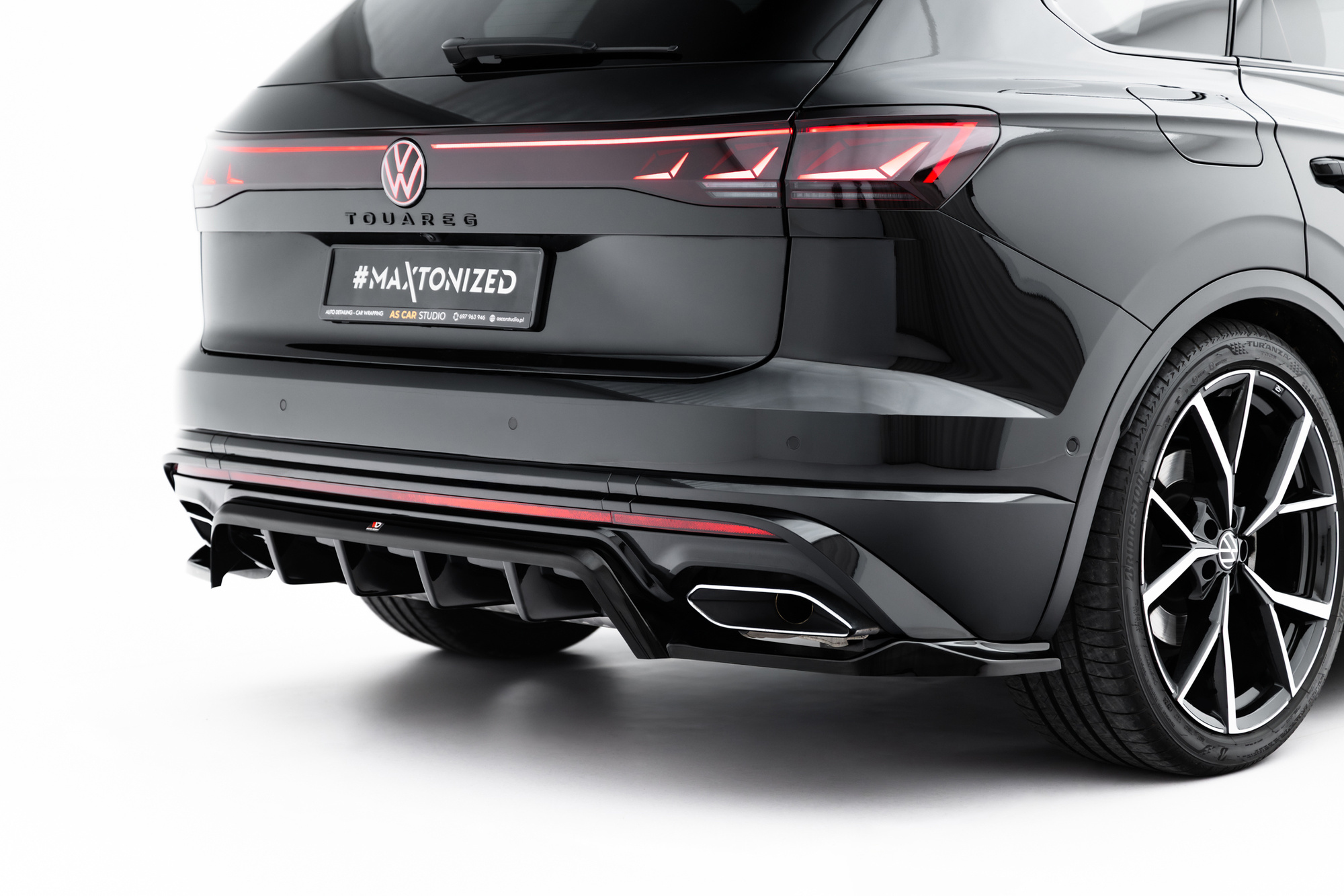 Rear Splitter Volkswagen Touareg R-Line Mk3 Facelift