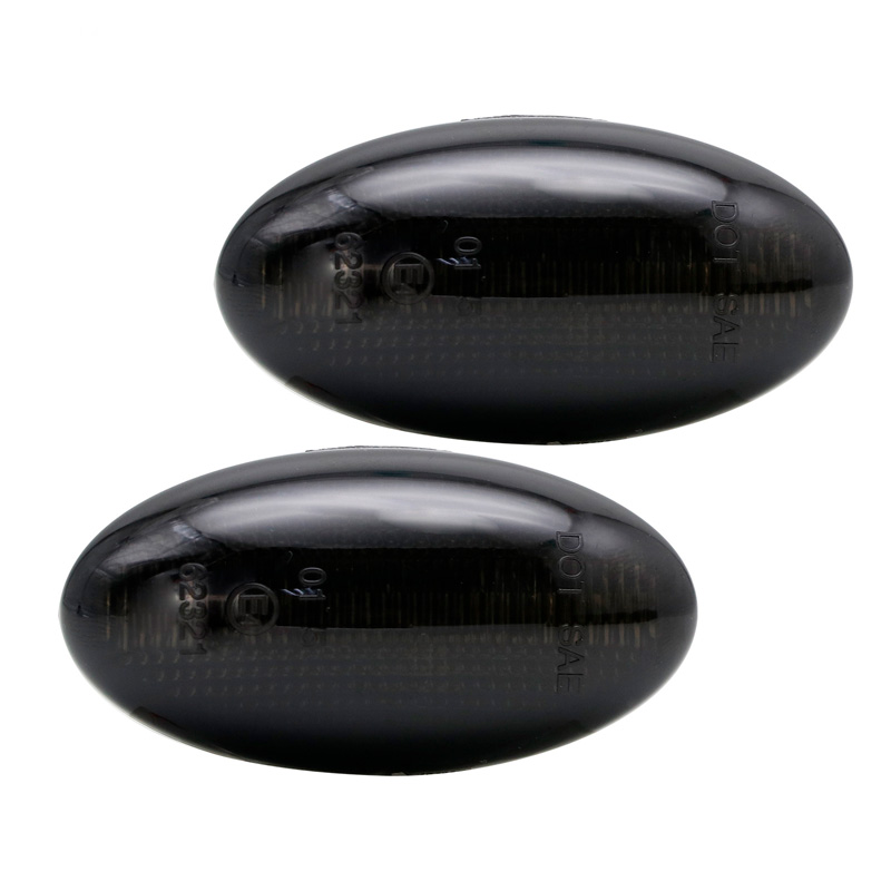 Set LED Zijknipperlichten  Peugeot diverse modellen - Rookgrijs- incl. Dynamic Running Light