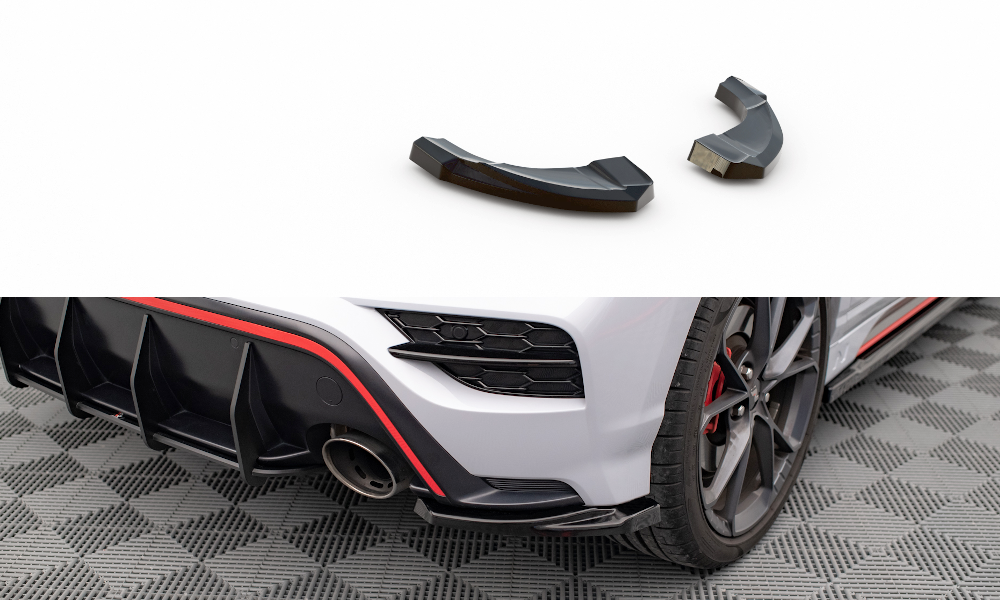 Zijdiffuser V.1 Hyundai Kona N Maxton Glans Zwart