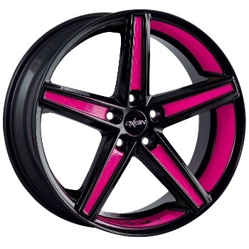 Velgen Oxigin 18 Concave pink foliert 8.5x19 inch 5x108 ET42