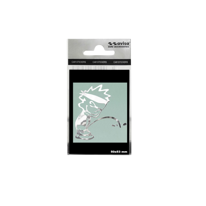 Nikkel Sticker 'Naughty 2' - 50x50mm