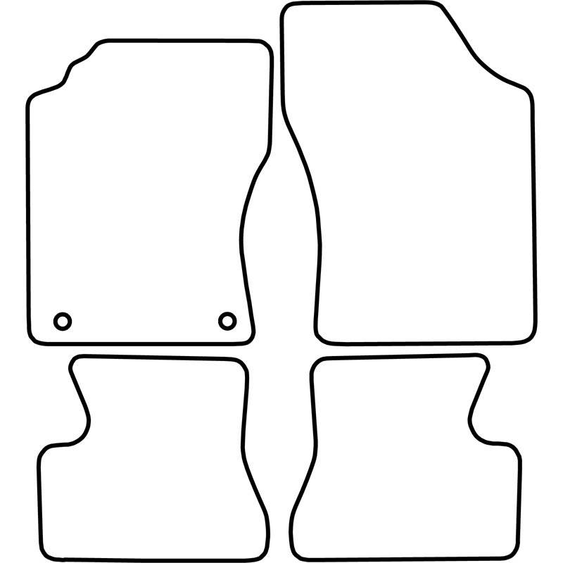 Automatten Velours  Daihatsu Cuore 1995-1998