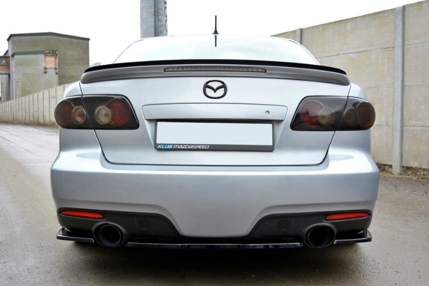 Diffuser Mazda 6 Mk1 Maxton Design glans zwart