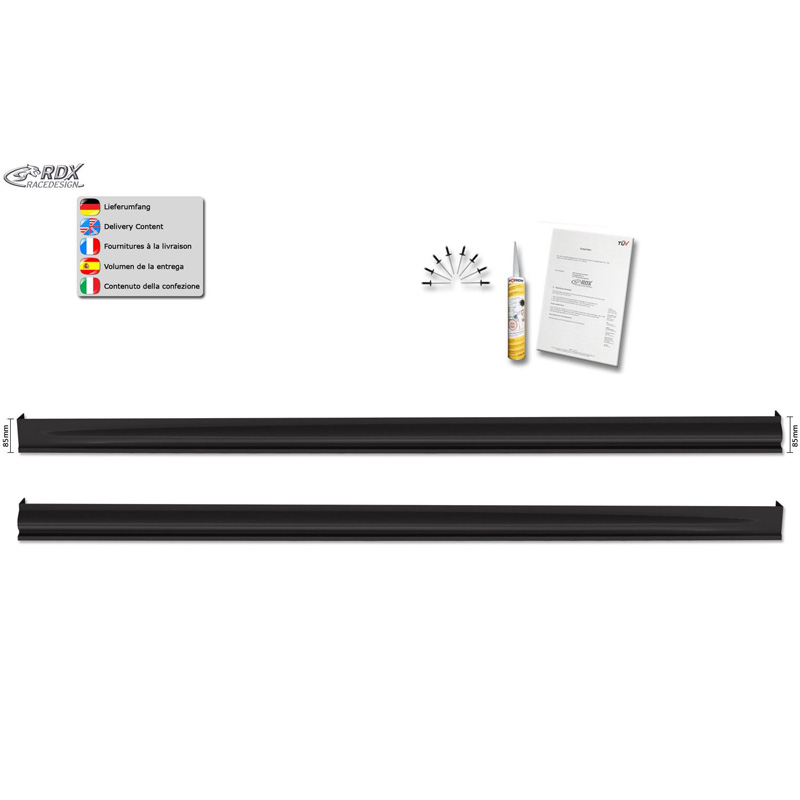 Sideskirts  Volkswagen Golf VIII 2020- 'Edition' (ABS)
