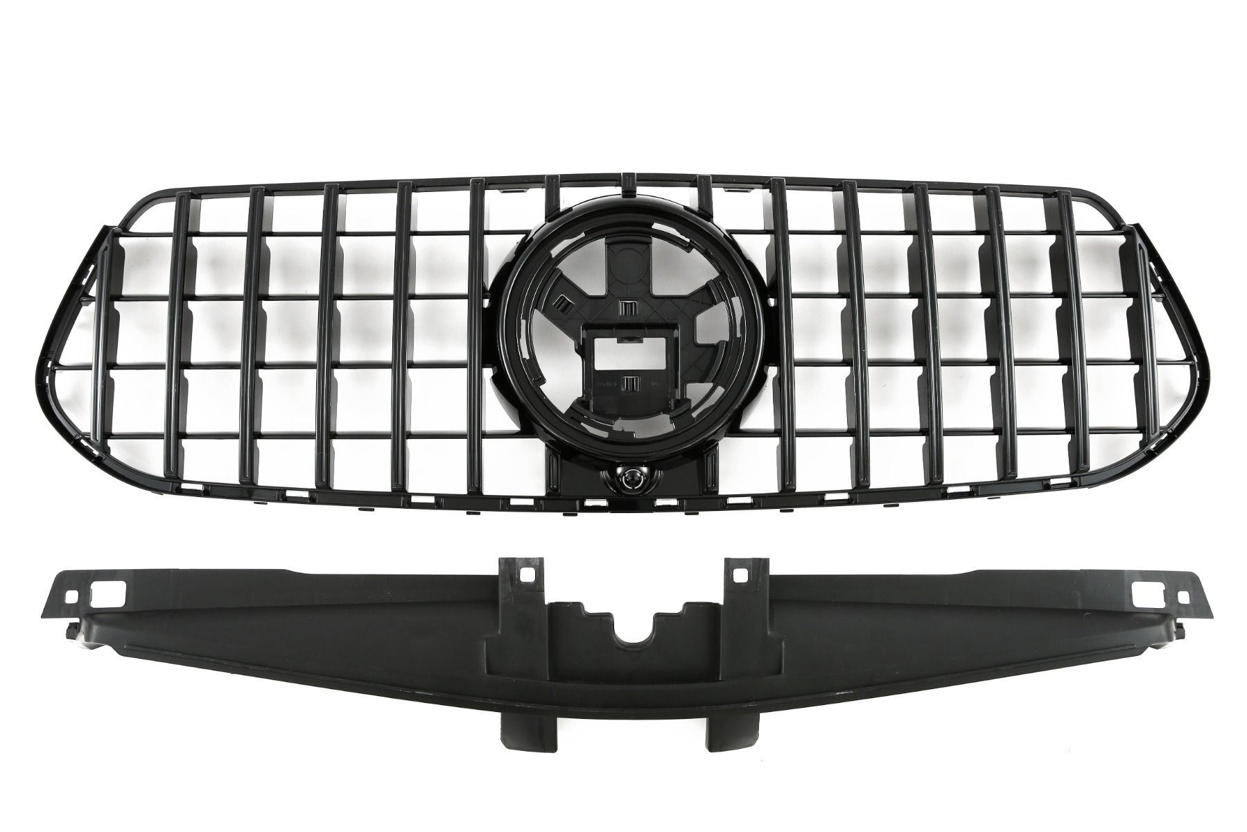 Grill Mercedes GLE V167 FL 2023-... GT Look Glans Zwart