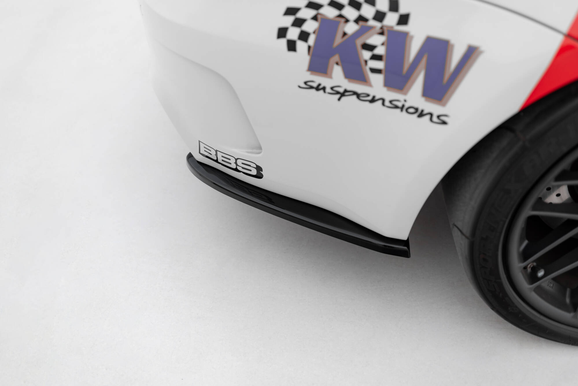 Achterzij spoilers BMW 1 M Coupe E82 Maxton Glanzend zwart
