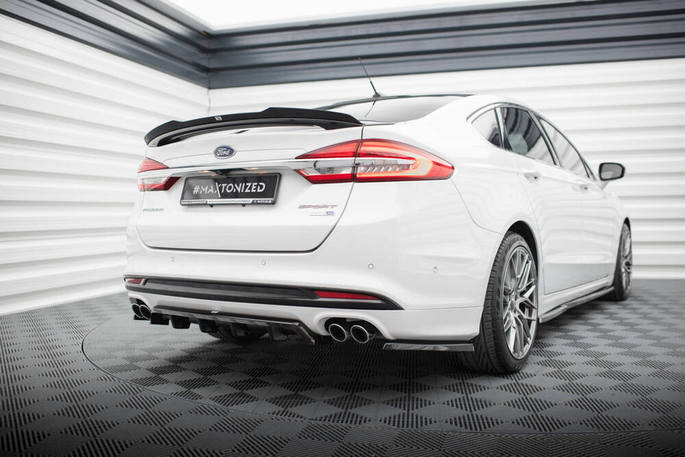 Diffuser Ford Mondeo Sport Facelift Maxton Glans Zwart