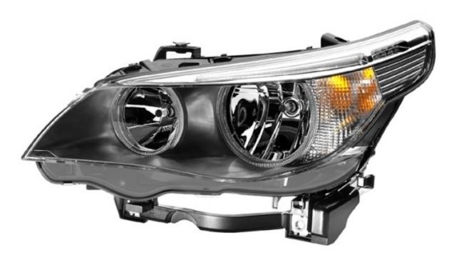 koplamp, Hella, H7+H7, elektr verstelb, rechts, 12/2004-04/2007