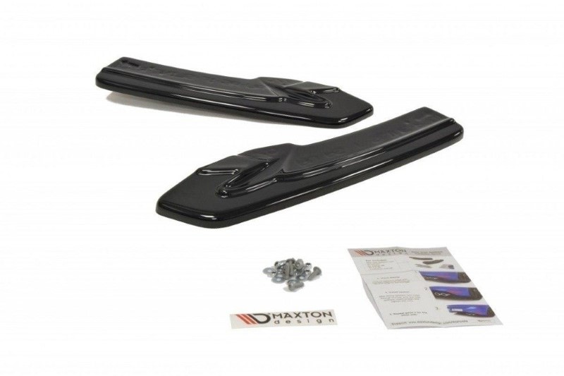 Achterzij Spoilers Audi A5 S-Line 8T FL Coupe Glanzend Zwart