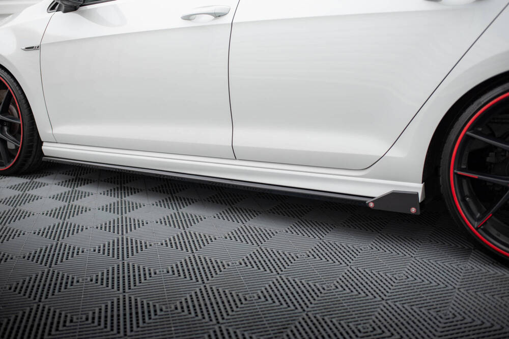 Zijskirts V.3 + Flaps Volkswagen Golf R Mk7