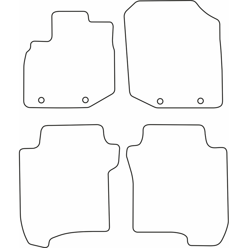 Automatten Honda Jazz II 11/08-