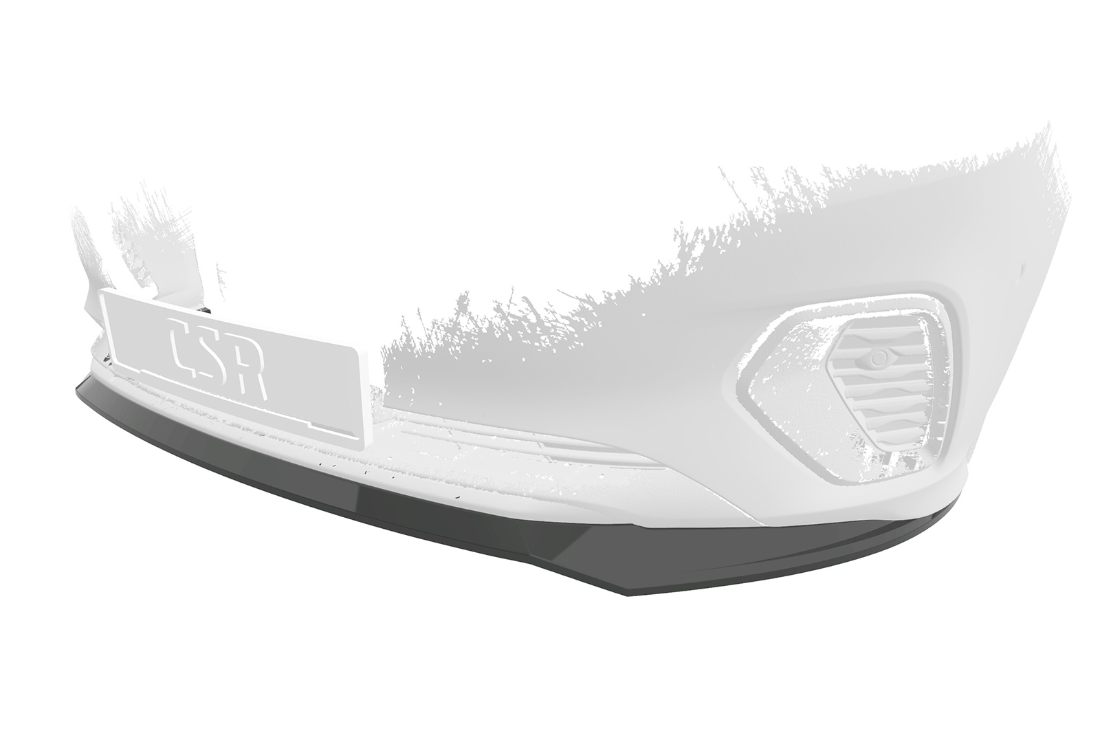 Voorspoiler Opel Insignia B CSR glans Zwart
