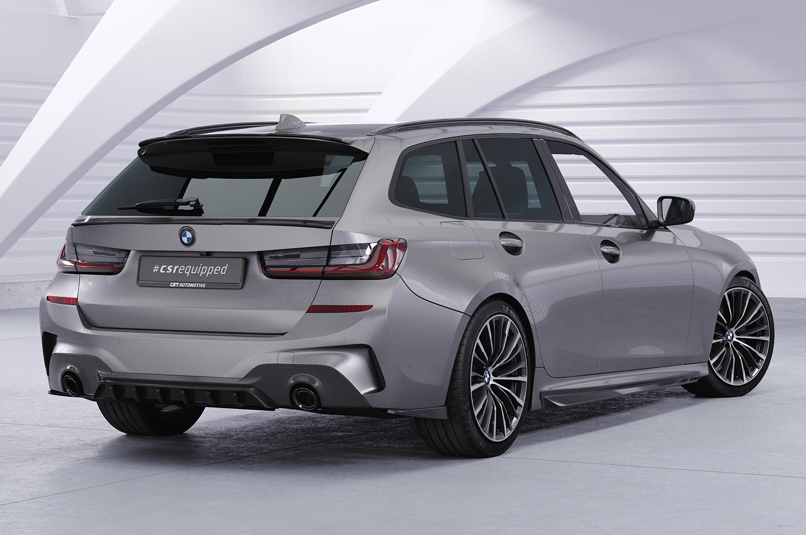 Achterspoiler BMW 3-serie G21 (2019–heden) Glans Zwart – CSR Automotive