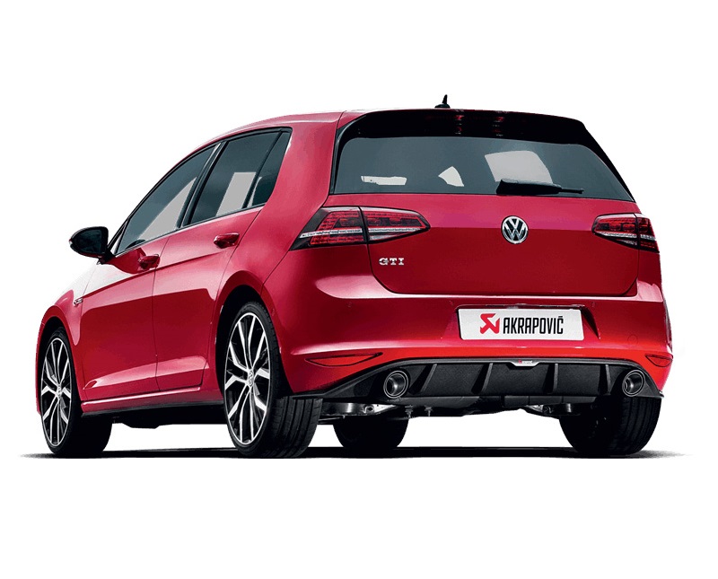 Akrapovic Carbon diffuser VW Golf VII GTI