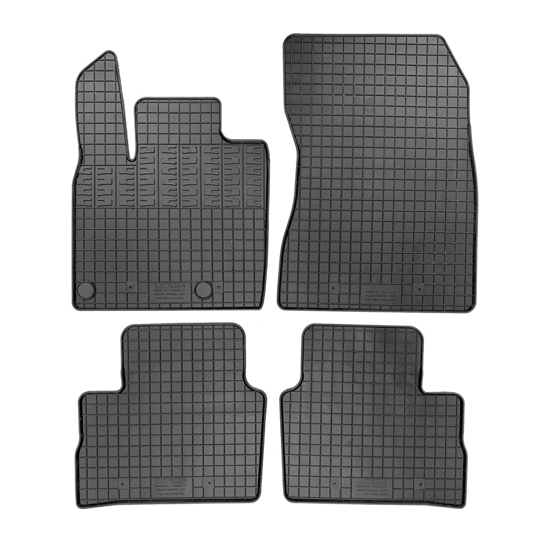 Rubber matten  Nissan Qashqai III (J12) 2021- (4-delig + montagesysteem)