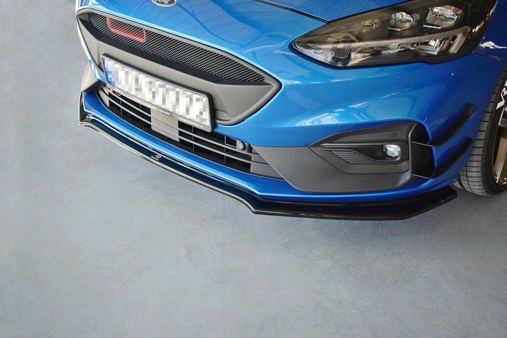 Voorspoiler Ford Focus MK4 ST-LINE 2018-.. Gloss Black