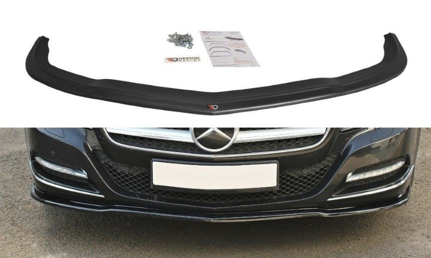 Voorspoiler Mercedes CLS W218 Maxton Design glans zwart