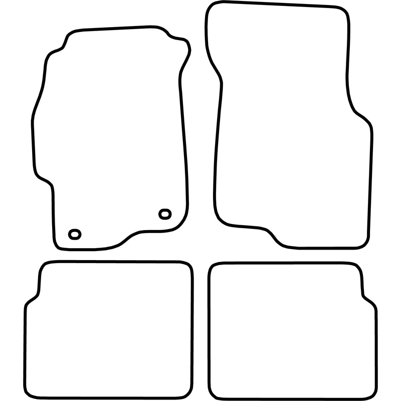 Automatten Honda Civic Cpe 9/95-
