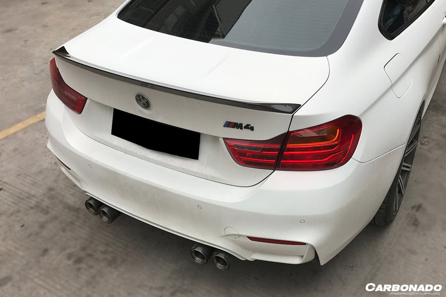BMW F82 M4 Coupe D3 Style Carbon Fiber Spoiler 2014-2020