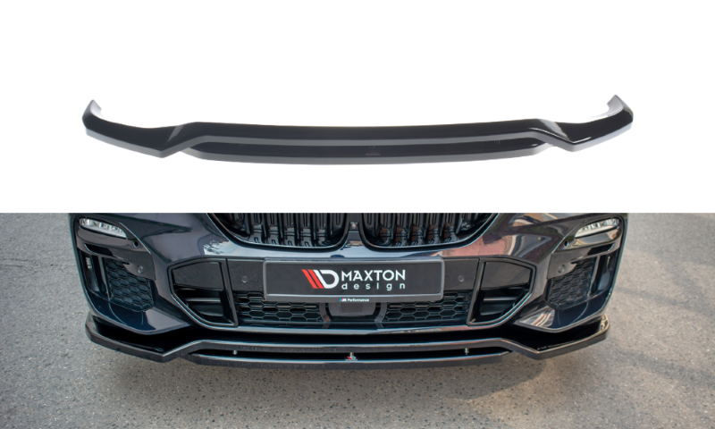 Voorspoiler V.1 BMW X5 G05 M-Pack Glanzend Zwart