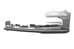 Voorspoiler Porsche 911/992 – CSR Automotive Bekerspoilerlip Glanzend Zwart
