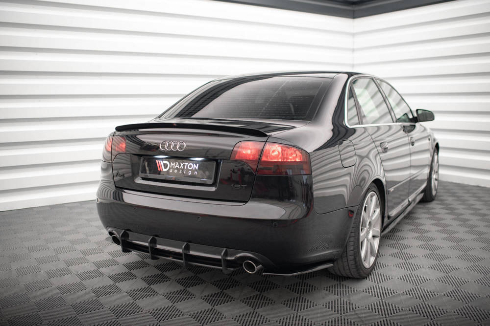 Spoiler Audi A4 B7 S-Line Maxton Glans Zwart