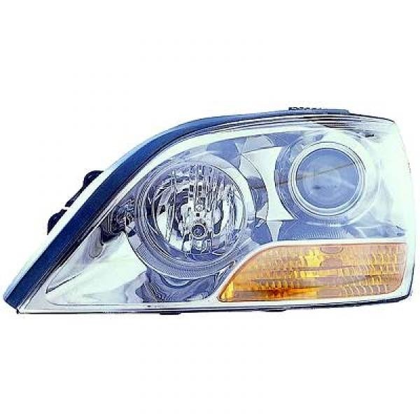 Koplamp links SORENTO, 06-09 H7+H1 voor LWR