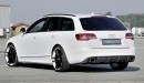 Achterinzet Audi A6 4F facelift Rieger ABS Carbon