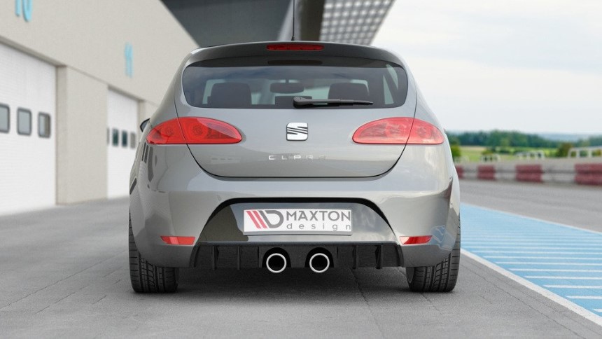 Diffuser Seat Leon Cupra FR 1P Maxton Design glans zwart Facelift